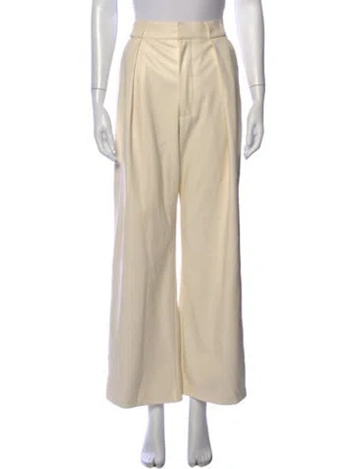 Pre-owned Mother Wide Leg Pants In Neutral