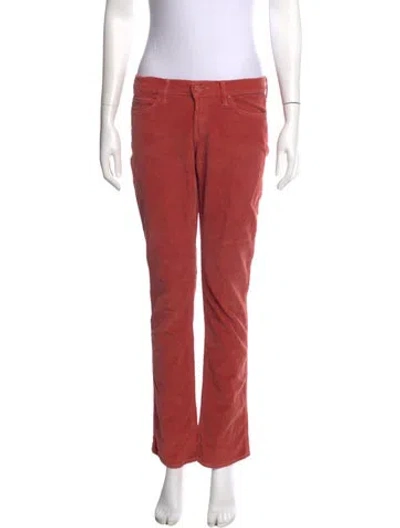 Pre-owned Mother Wide Leg Pants In Orange