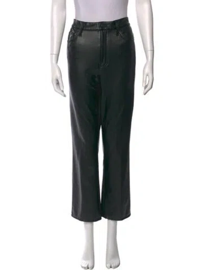 Pre-owned Mother Wide Leg Pants W/ Tags In Black