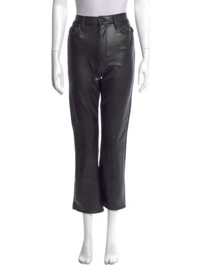 Pre-owned Mother Wide Leg Pants W/ Tags In Black