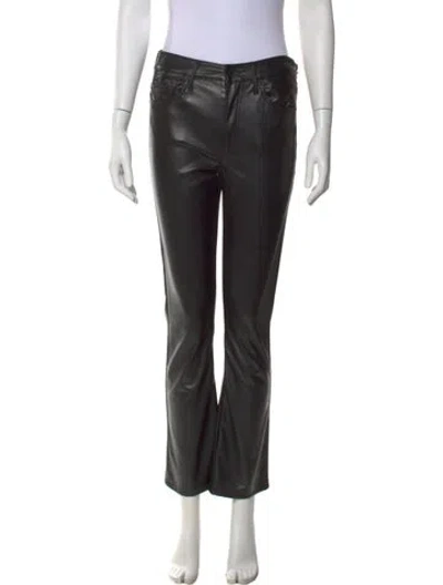 Pre-owned Mother Wide Leg Pants W/ Tags In Black
