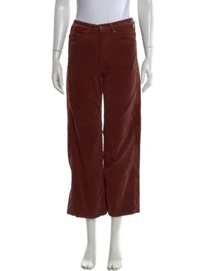 Pre-owned Mother Wide Leg Pants W/ Tags In Brown