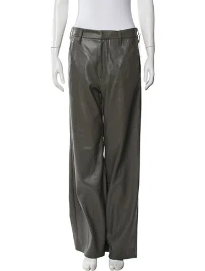 Pre-owned Mother Wide Leg Pants W/ Tags In Green