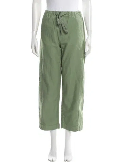 Pre-owned Mother Wide Leg Pants W/ Tags In Green