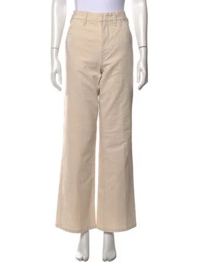 Pre-owned Mother Wide Leg Pants W/ Tags In Neutrals