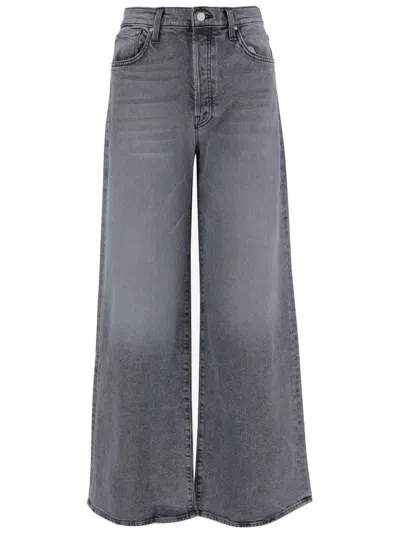 MOTHER WIDE LEG STRETCH COTTON JEANS