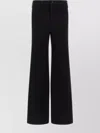 Mother The Roller Sneak Flared Jeans In Black