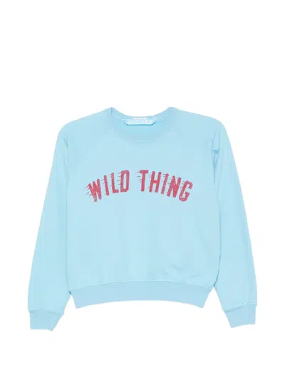 Mother Wild Thing Sweatshirt In Blue
