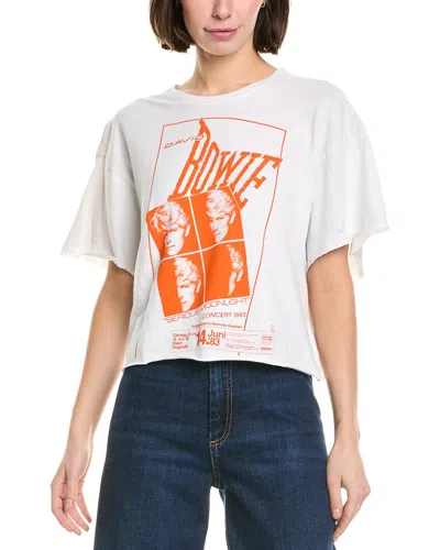 Mother Wingman Cropped Tee-shirt In White