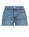 Mother Woman Denim Shorts Blue Size 28 Cotton, Elastane In Blue
