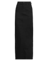 Mother Woman Denim Skirt Black Size 27 Cotton, Recycled Polyester, Re-used Cotton, Elastane In Black
