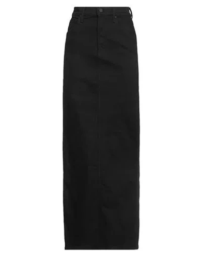 Mother Woman Denim Skirt Black Size 27 Cotton, Recycled Polyester, Re-used Cotton, Elastane