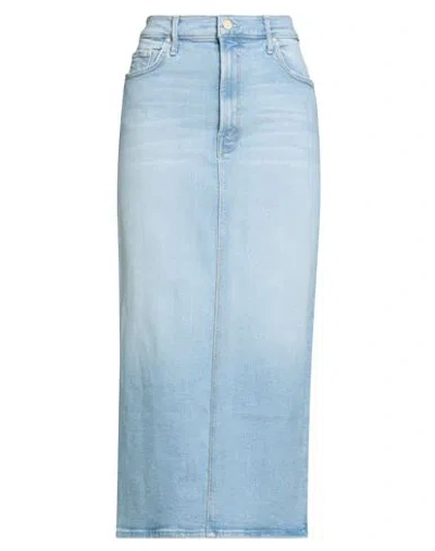Mother Woman Denim Skirt Blue Size 30 Cotton, Modal, Polyester, Elastane