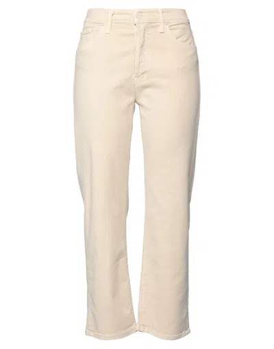 Mother Jeans In Beige
