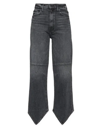 Mother Woman Jeans Black Size 27 Cotton, Elastane