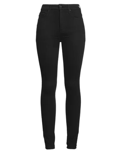 Mother Woman Jeans Black Size 27 Cotton, Recycled Polyester, Recycled Cotton, Elastane