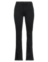 Mother The Hustler Ankle Fray Jeans In Black