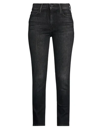 Mother Woman Jeans Black Size 31 Cotton, Post-consumer Recycled Cotton, Polyester, Elastane