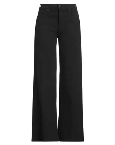Mother Woman Jeans Black Size 31 Cotton, Recycled Polyester, Re-used Cotton, Elastane