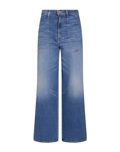 Mother Woman Jeans Blue Size 23 Cotton, Pre-consumer Recycled Cotton, Recycled Polyester, Lyocell, E
