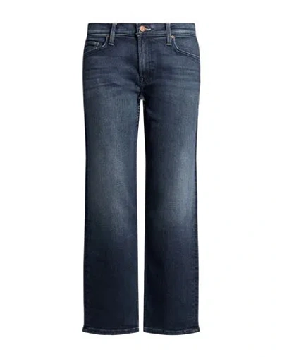 Mother Woman Jeans Blue Size 24 Cotton, Modal, Polyester, Elastane