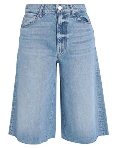 Mother Woman Denim Cropped Blue Size 25 Cotton
