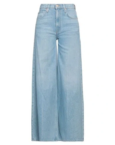 Mother Woman Jeans Blue Size 25 Recycled Cotton, Lyocell, Cotton