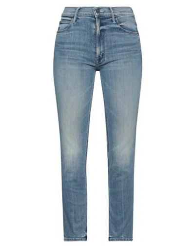 Mother Woman Jeans Blue Size 26 Cotton, Lyocell, Elastane