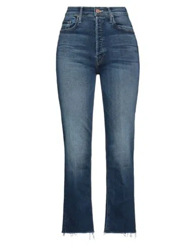Mother Woman Jeans Blue Size 26 Cotton, Polyester, Elastane