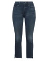 Mother Woman Jeans Blue Size 31 Viscose, Cotton, Lyocell, Polyester, Elastane In Blue