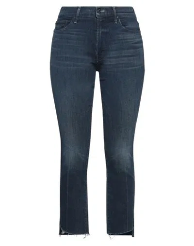 Mother Woman Jeans Blue Size 31 Viscose, Cotton, Lyocell, Polyester, Elastane