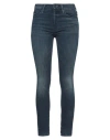 Mother Woman Jeans Blue Size 26 Cotton, Polyester, Elastane In Blue