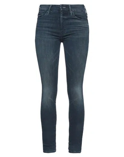 Mother Woman Jeans Blue Size 26 Cotton, Polyester, Elastane