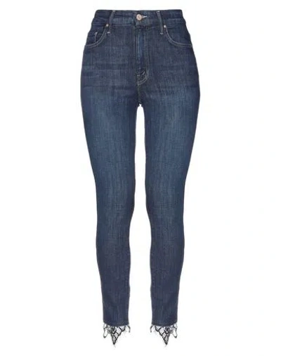 Mother Woman Jeans Blue Size 26 Cotton, Polyester, Elastane