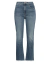 Mother The Insider Crop Step Fray Jeans Not Rough Enough In Blue