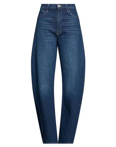 Mother Woman Jeans Blue Size 29 Cotton, Elastane