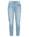 Mother Woman Jeans Blue Size 29 Cotton, Elastane In Blue
