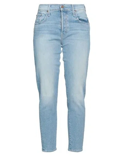 Mother Woman Jeans Blue Size 29 Cotton, Elastane