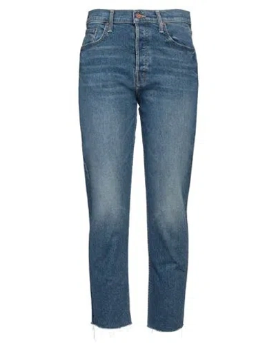 Mother Woman Jeans Blue Size 30 Organic Cotton, Lyocell, Elastane