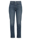 Mother Woman Jeans Blue Size 31 Cotton, Elastane In Blue