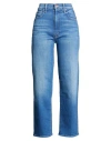 Mother Woman Jeans Blue Size 31 Cotton, Modal, Polyester, Elastane In Blue
