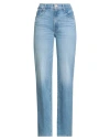 Mother The Lace-up Tomcat Hover Relaxed Straight Jeans In Blue