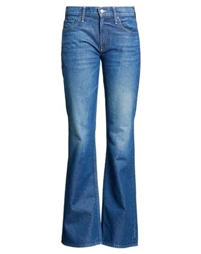 Mother Woman Jeans Blue Size 31 Recycled Cotton, Lyocell, Cotton
