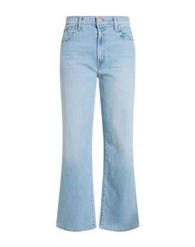 Mother Woman Jeans Blue Size 32 Cotton, Elastane