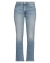 Mother Woman Jeans Blue Size 30 Cotton, Lyocell, Elastane In Blue