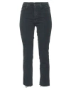 Mother Woman Jeans Charcoal Size 26 Cotton, Lyocell, Elastane In Grey