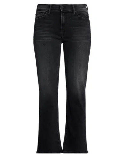 Mother Woman Jeans Charcoal Size 26 Cotton, Modal, Polyester, Elastane In Grey