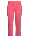 MOTHER MOTHER WOMAN JEANS FUCHSIA SIZE 27 COTTON, ELASTANE