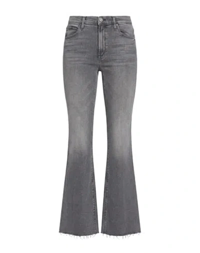 Mother Woman Jeans Grey Size 32 Cotton, Modal, Polyester, Elastane In Gray
