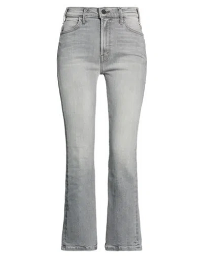 Mother Woman Jeans Grey Size 32 Cotton, Modal, Polyester, Elastane In Gray
